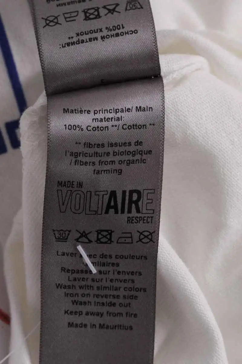 T-shirt Zadig & Voltaire Blanc en Coton