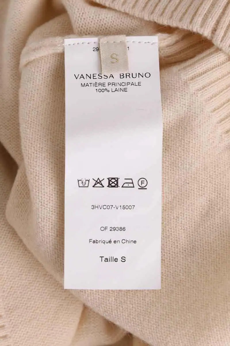 Pull Vanessa Bruno Ecru en Laine