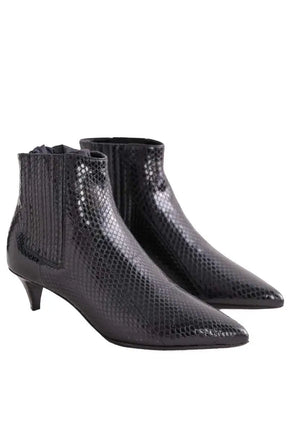 Boots Celine Noir en Cuir