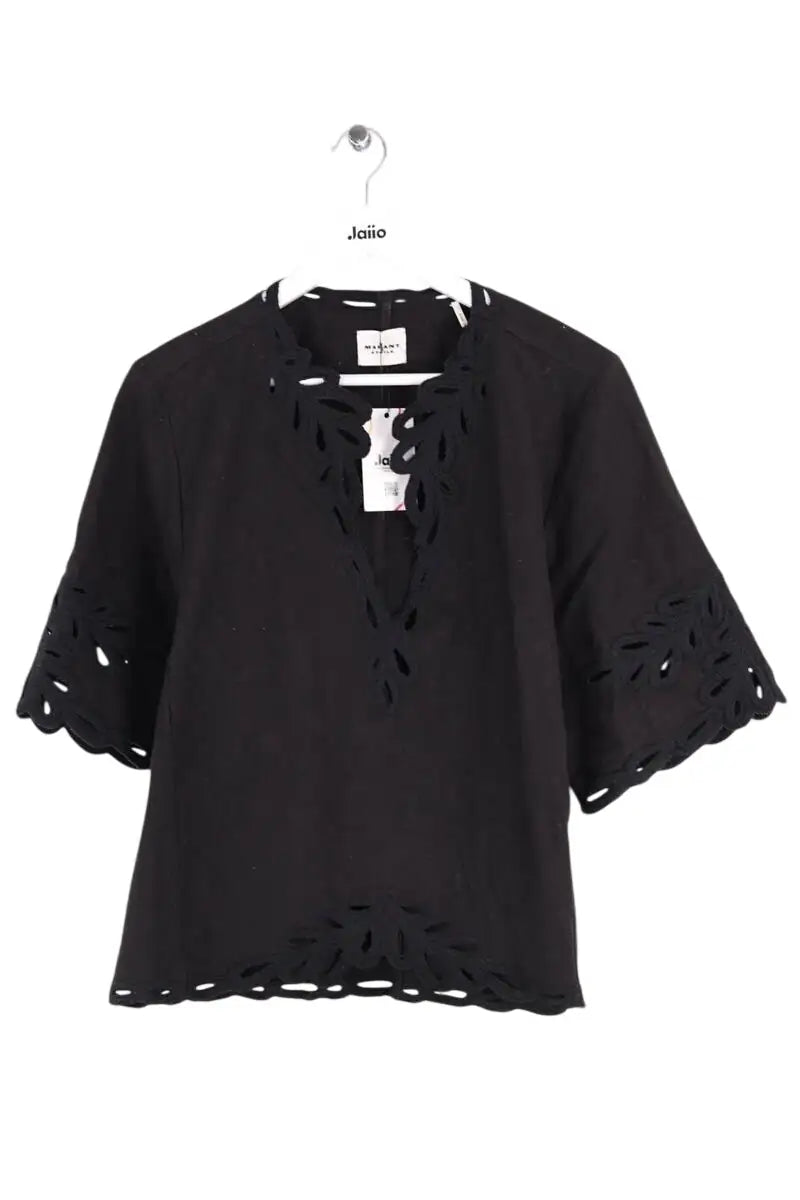 T-shirt Isabel Marant Noir en Coton, taille M - Seconde Main