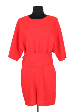 Combishort Ba&Sh Rouge en Synthétique, taille S - Seconde Main