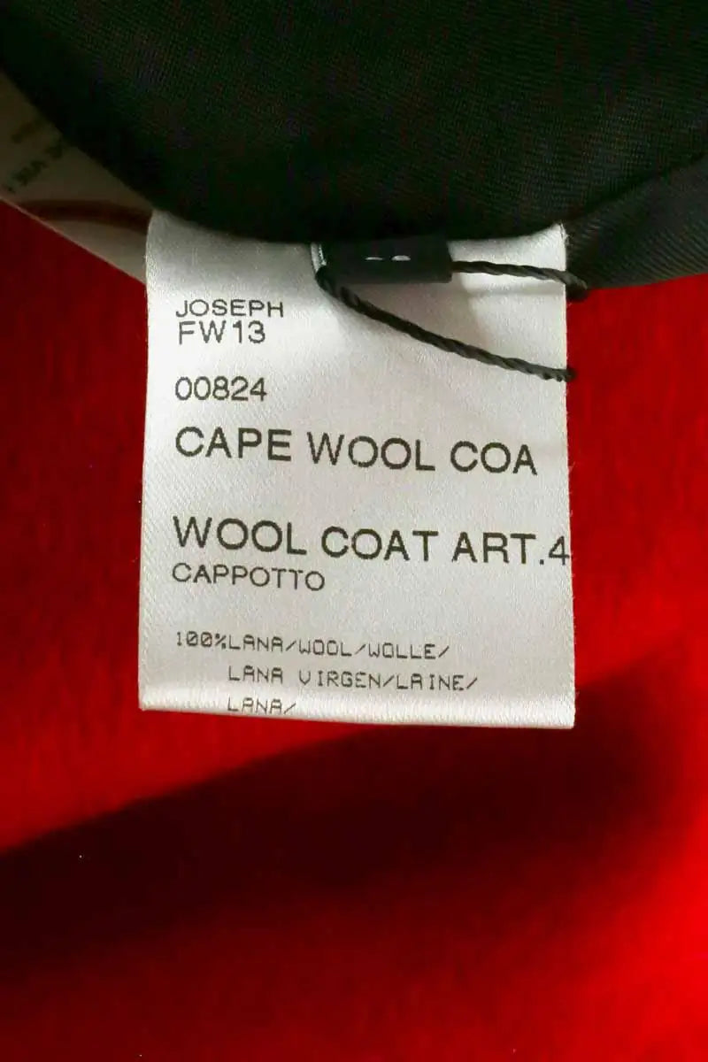 Manteau Joseph Rouge en Laine