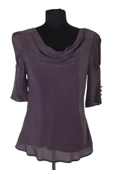 Blouse Paul & Joe Anthracite en Soie, taille S - Seconde Main