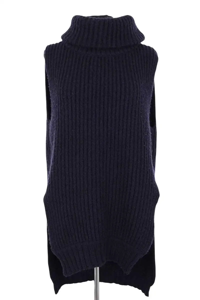 Pull Celine Marine en Laine, taille S - Seconde Main
