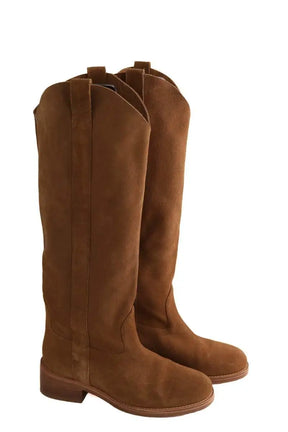 Bottes Ba&Sh Camel en Daim