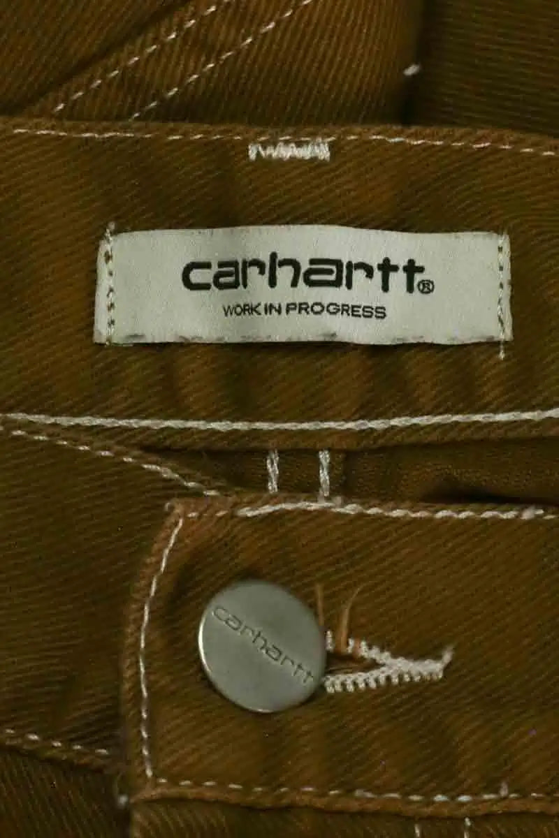 Jean droit Carhartt Armanda Camel en Coton