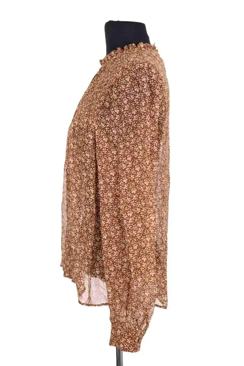 Blouse Sézane Marron en Viscose