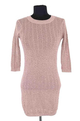 Robe Alexandra Golovanoff Rose en Viscose, taille XS - Seconde Main