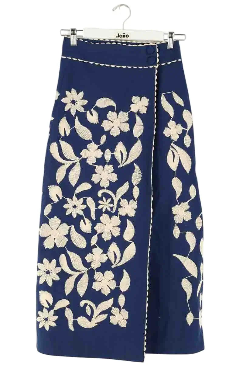 Jupe Sézane Bleu en Coton, taille XS - Seconde Main