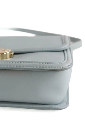 Sac à bandoulière Maje Turquoise en Cuir