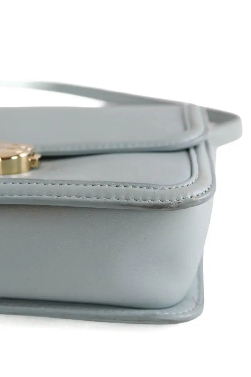 Sac à bandoulière Maje Turquoise en Cuir