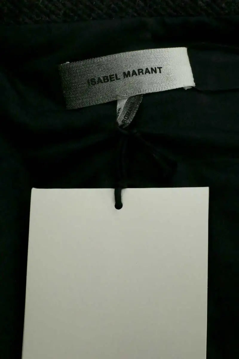 Manteau Isabel Marant Anthracite en Coton