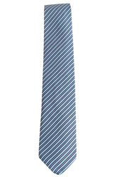 Cravate Hermès Bleu en Soie - Seconde Main