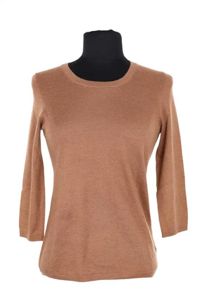 T-shirt Eric Bompard Camel en Cachemire, taille S - Seconde Main