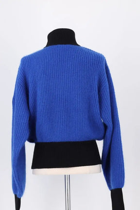 Pull Fusalp Bleu en Laine