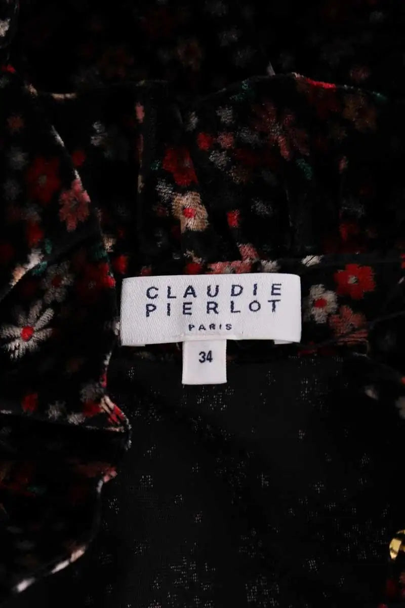 Robe Claudie Pierlot Noir en Synthétique