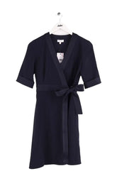 Robe Claudie Pierlot Bleu en Synthétique, taille XS - Seconde Main