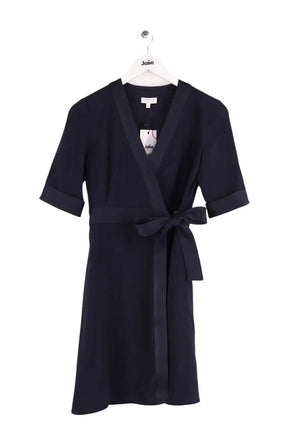 Robe Claudie Pierlot Bleu en Synthétique, taille XS - Seconde Main