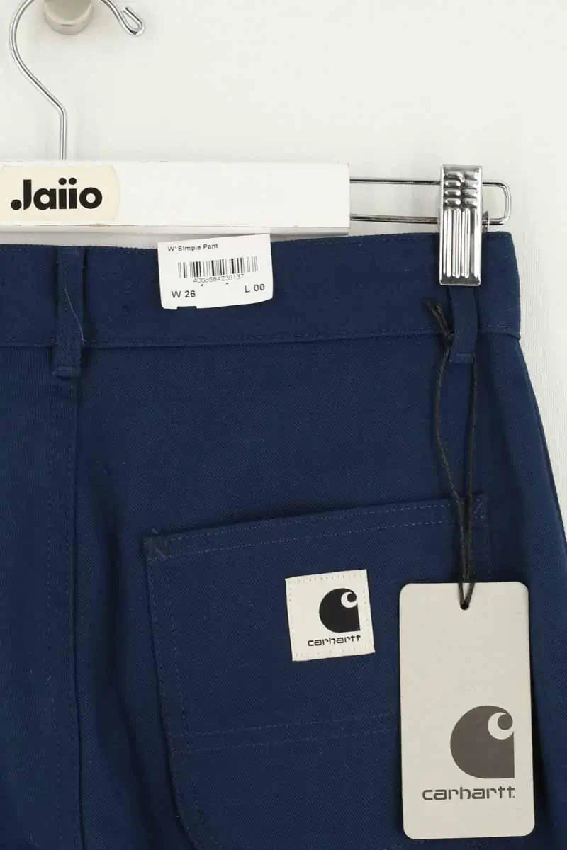 Pantalon large Carhartt Bleu en Coton