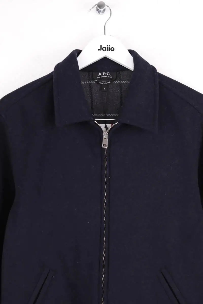 Blouson APC Marine en Laine