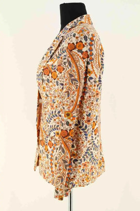 Blazer Sézane Orange en Lin