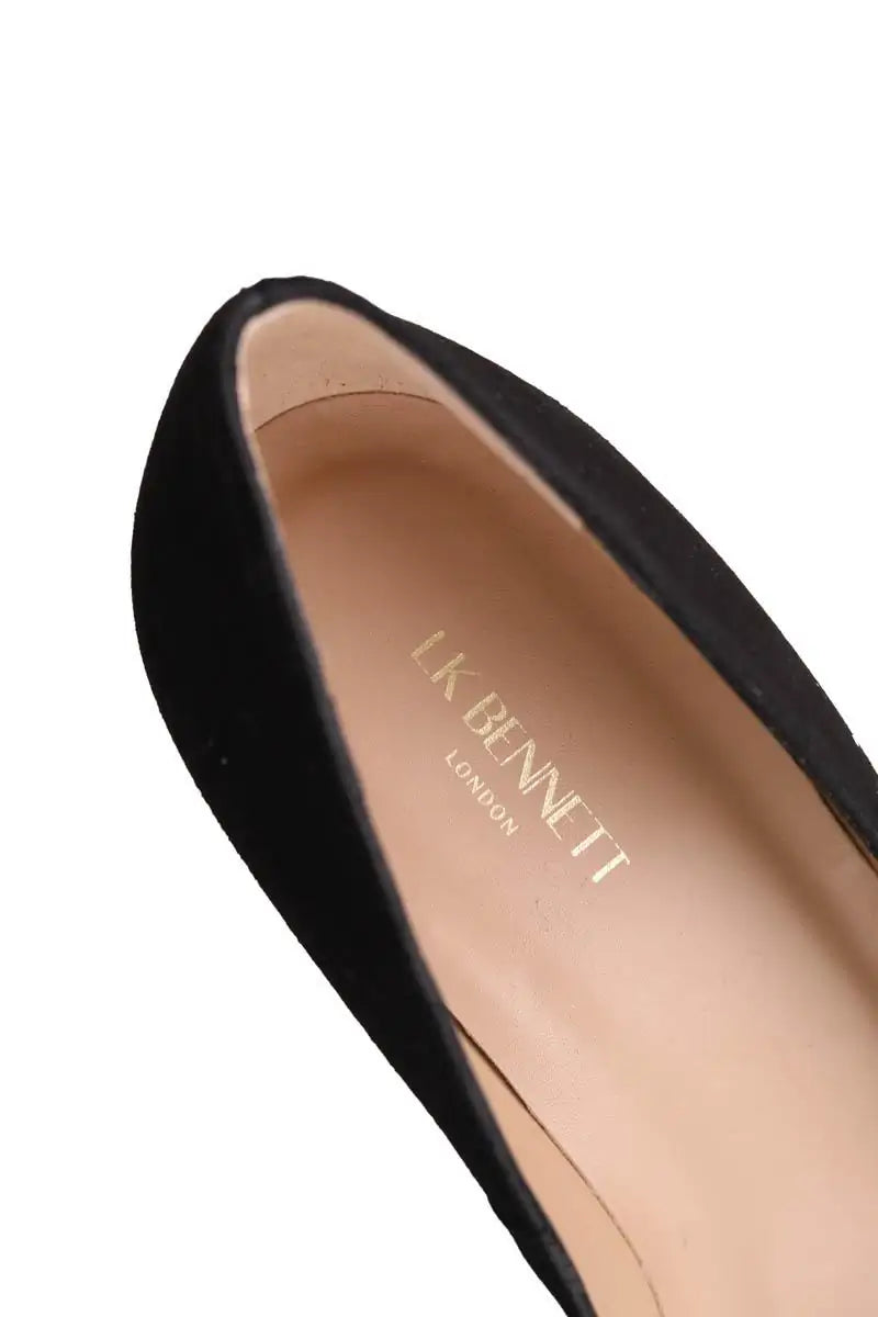 Talons LK Bennett Eevi Noir en Daim