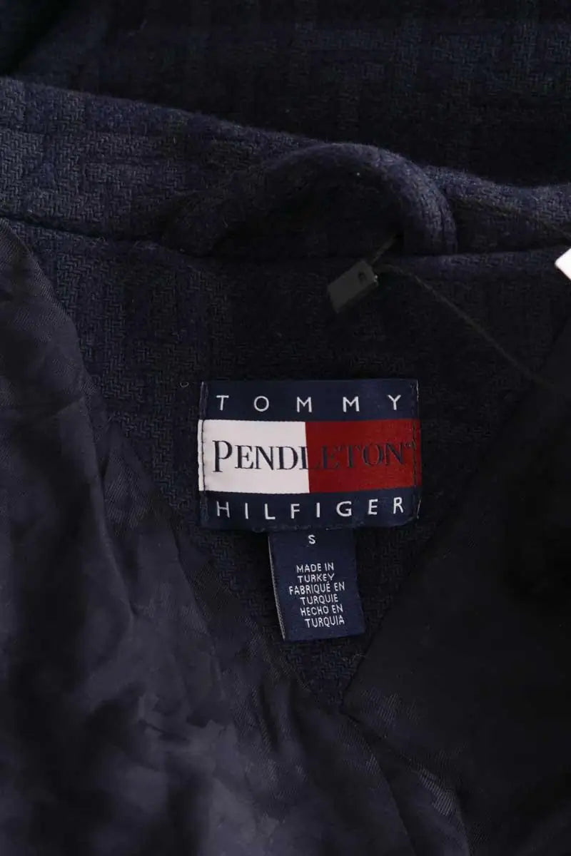 Manteau Tommy Hilfiger Marine en Coton