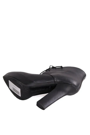 Boots à lacets Bottega Veneta Noir en Cuir