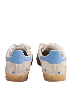 Baskets Adidas Blanc en Daim