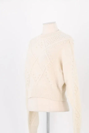 Pull The Kooples Ecru en Laine