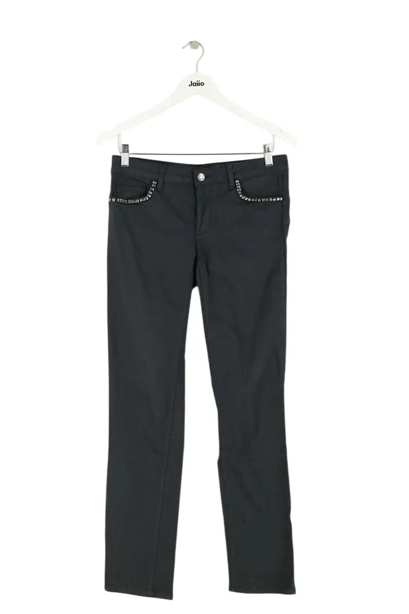 Pantalon slim Liu Jo Bleu en Synthétique, taille M - Seconde Main
