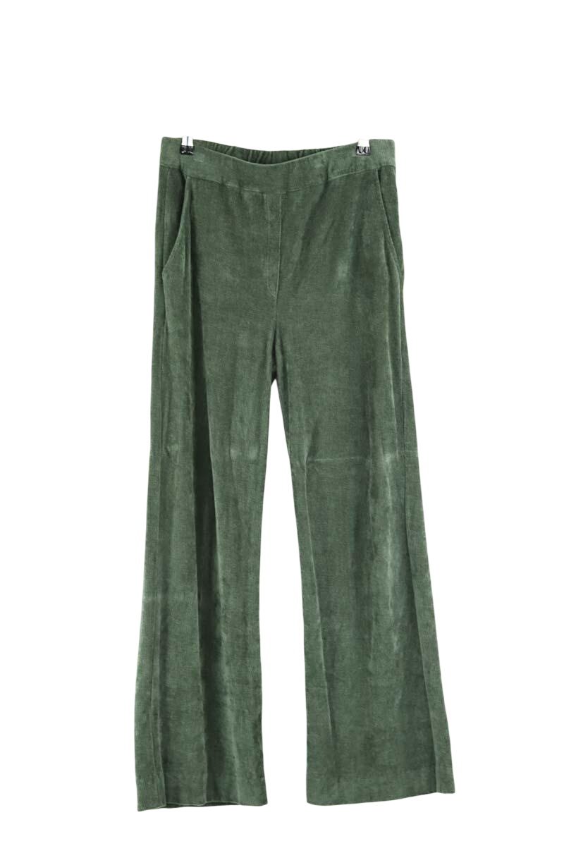 Pantalon droit Majestic Filatures  Vert
