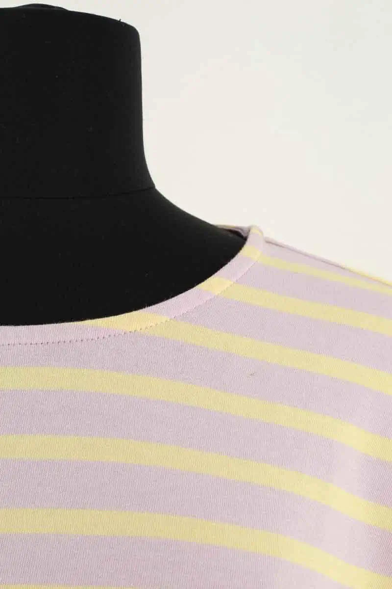 Top Des Petits Hauts Violet en Coton