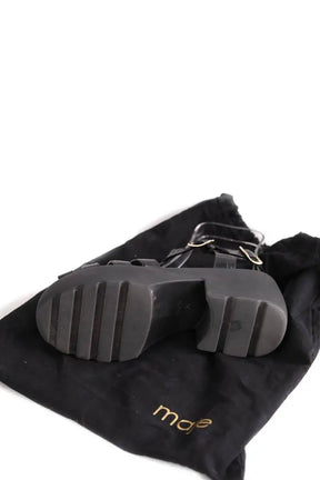 Sandales Maje Noir en Cuir