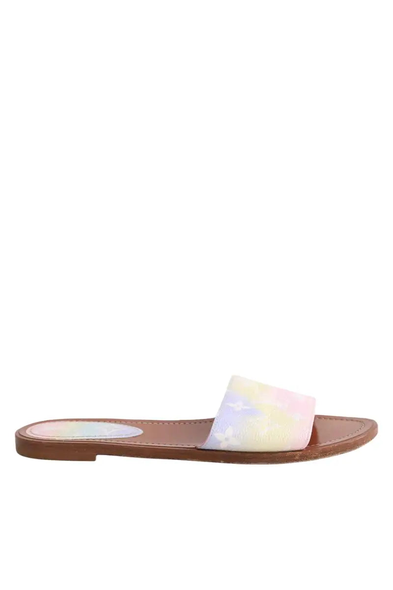 Sandales Louis Vuitton Marron en Cuir, taille 38 - Seconde Main