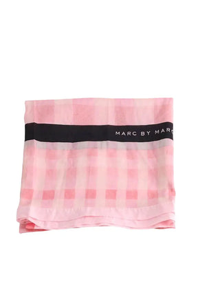 Carré Marc By Marc Jacobs Rose en Coton - Seconde Main