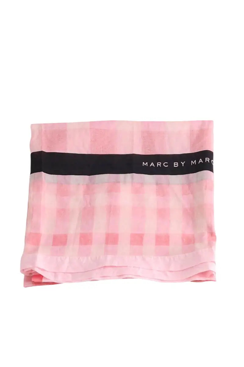 Carré Marc By Marc Jacobs Rose en Coton - Seconde Main