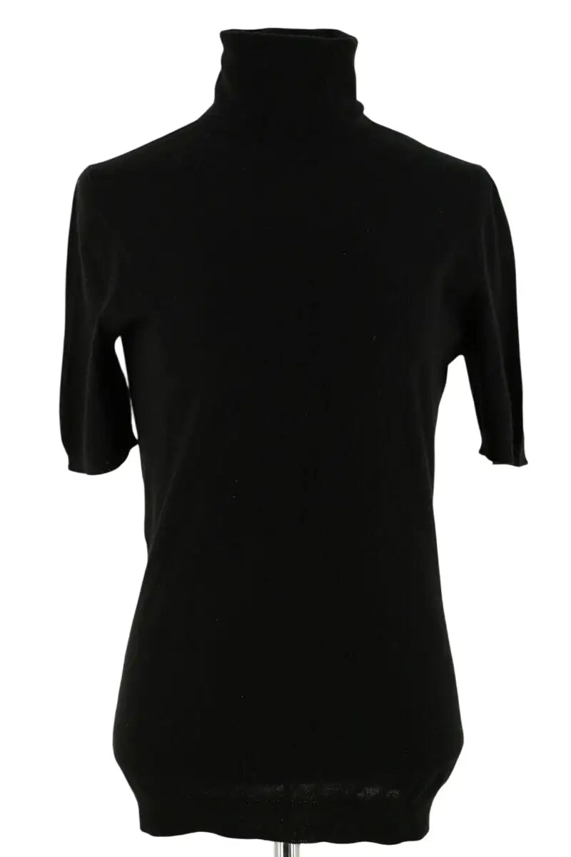 Top Falconeri Noir en Cachemire, taille L - Seconde Main
