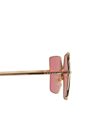 Lunettes de soleil Gucci Rose en Métal