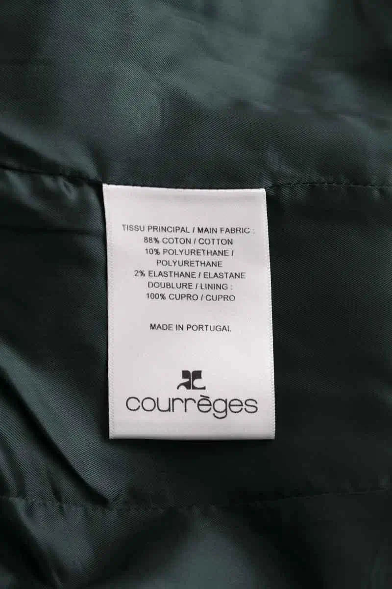 Veste Courrèges Veste réedition Vert en Coton