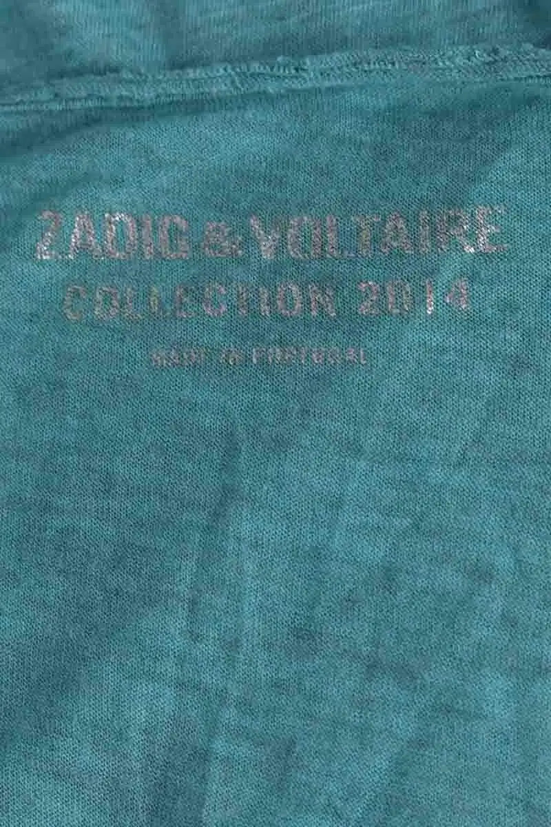T-shirt Zadig & Voltaire Bleu en Viscose