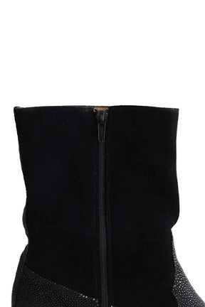 Bottes Gérard Séné Noir en Cuir rare
