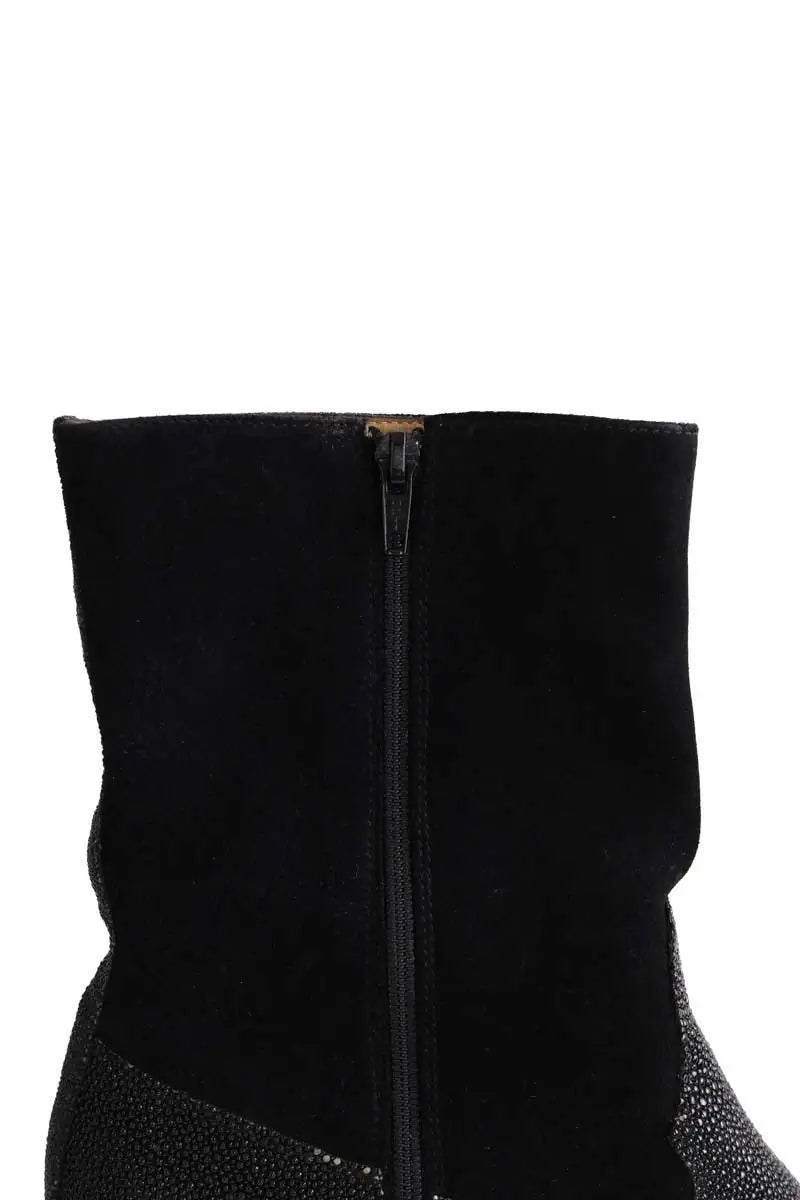 Bottes Gérard Séné Noir en Cuir rare