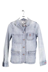 Veste Ines de la Fressange Bleu en Coton, taille S - Seconde Main