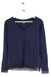 Top Zadig & Voltaire Bleu en Coton, taille S - Seconde Main
