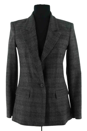 Blazer Maje Anthracite en Synthétique, taille S - Seconde Main