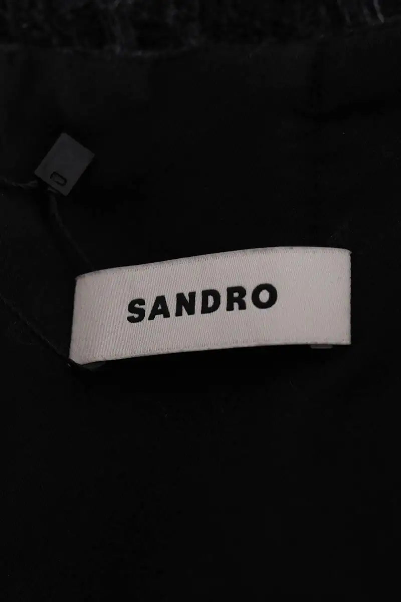 Jupe Sandro Noir en Coton