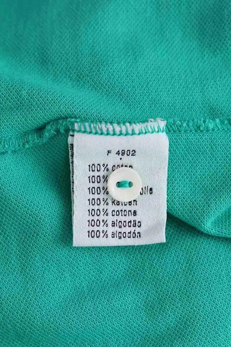 Polo Lacoste Vert en Coton