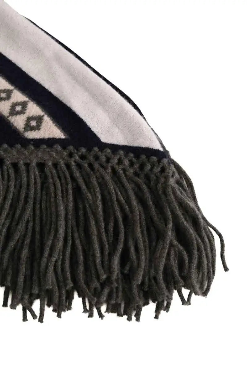 Chèche Notshy Marine en Cachemire