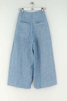 Pantalon large Louise Misha  Bleu